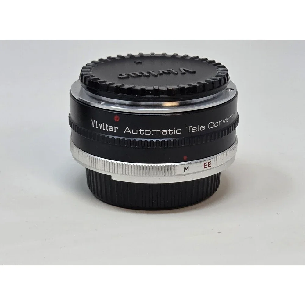 Vivitar Automatic Tele Converter 2X-7 Konica AR Mount Caps Case Japan‎